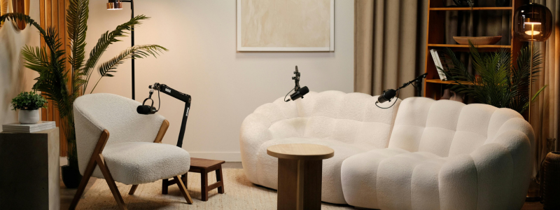 studio de podcast spirituel